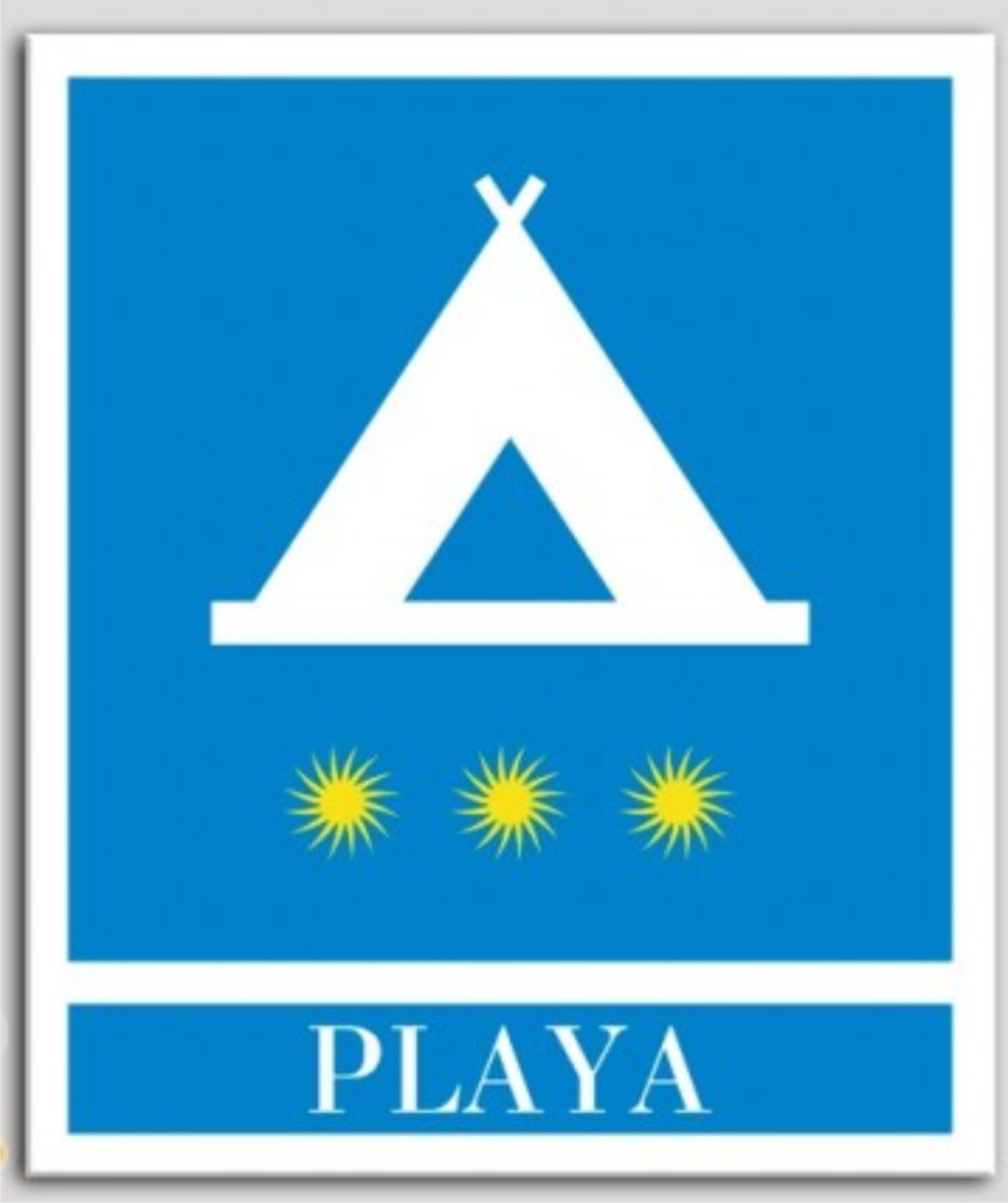 Placa Camping Andalucía